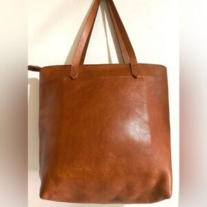 Madewell Brown Leather Tote Bag